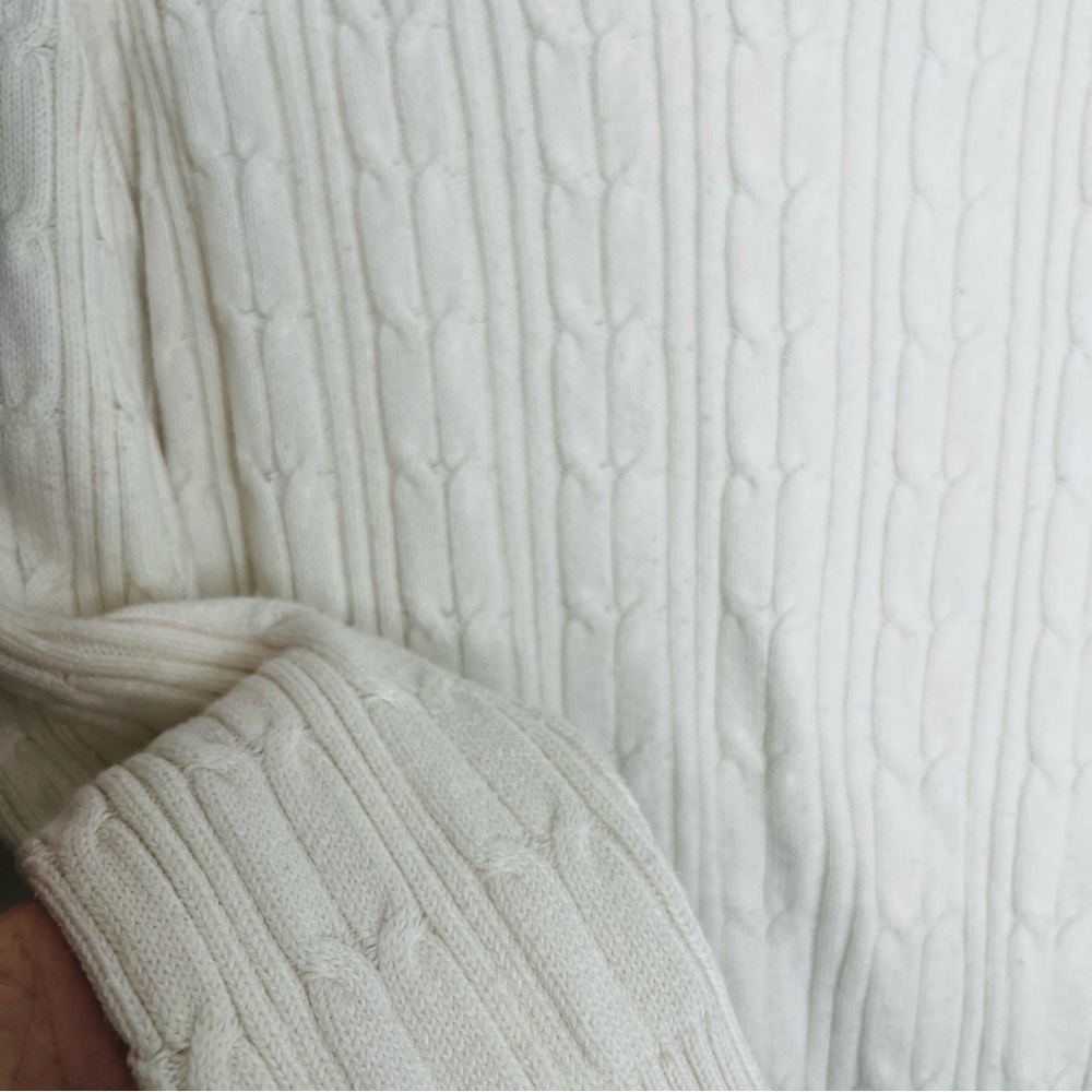 St John's Bay Cream Sweater - Picture 6 of 7